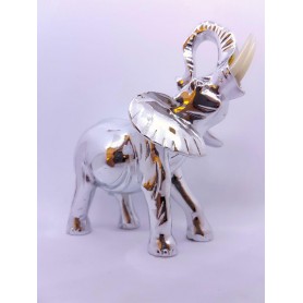 ELEFANTE SILVER CON SCATOLA CM 10 X 12H