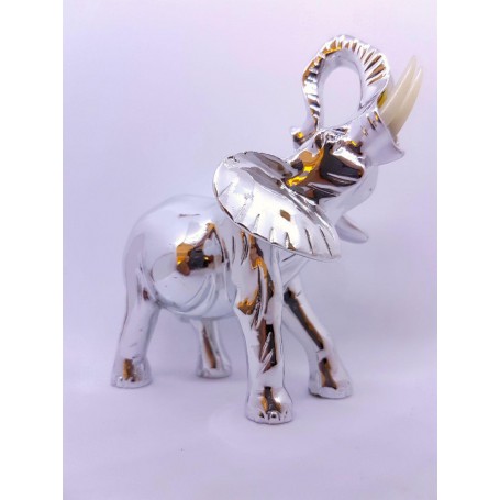 ELEFANTE SILVER CON SCATOLA CM 10 X 12H