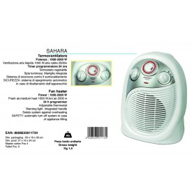 TERMOVENTILATORE SAHARA JOHNSON 1000-2000W