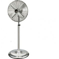 VENTILATORE JOHNSON LUSSO IN ACCIAIO CROMATO 45 CM 50 W