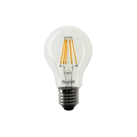 LAMPADINA LED ZAFIRO BEGHELLI GOCCIA E27 810 LUMEN 2700K