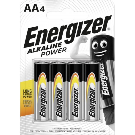 BATTERIE ALKALINE ENERGIZER AA STILO