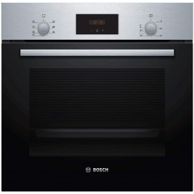 FORNO ELETTRICO BOSH INCASSO HBF133BR0 DISPLAY LED ROSSO, 5 FUNZIONI, COTTURA 3D CLASSE A 65 LT VENTILATO ACCIAIO LT 66