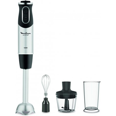 FRULLATORE MOULINEX DD6558 QUICKCHEF 3 IN 1 MIXER AD IMMERSIONE, TECONOLOGIA POWELIX, 3 ACCESSORI, 1000 W, INOSSIDABILE, 10 VEL