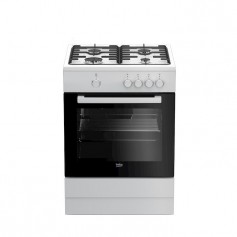 CUCINA BEKO 60X60 4 FUOCHI BIANCO FORNO GAS FSG62000DW