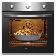 FORNO ELETTRICO CANDY FIDCX602 MULTIFUNZIONE TRE MANOPOLE, 8 FUNZIONI, 65L, CLASSE ENERGETICA: A+, INOX, RAFFREDDAMENTO Radiale